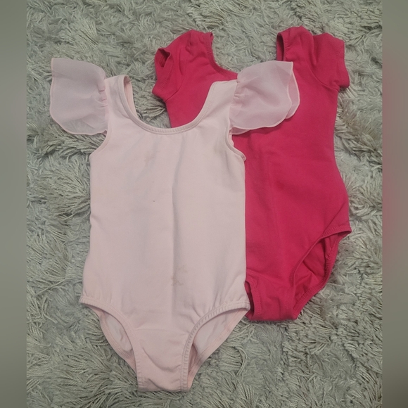 Other - TWO 2T Pink Leotards